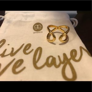 Gorjana Elea gold ring size 7